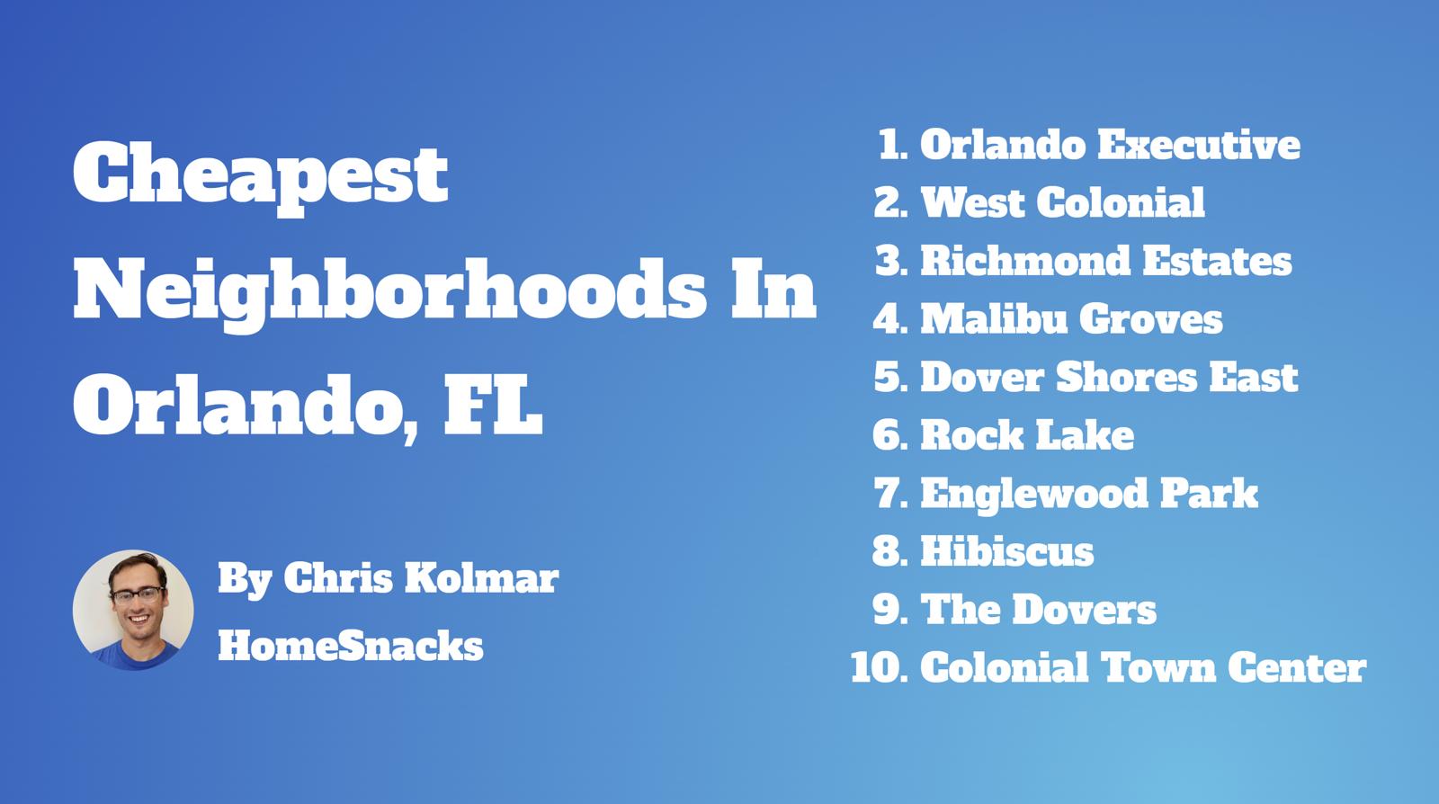 10 Cheapest Orlando Fl Neighborhoods To Live In [2024] Homesnacks