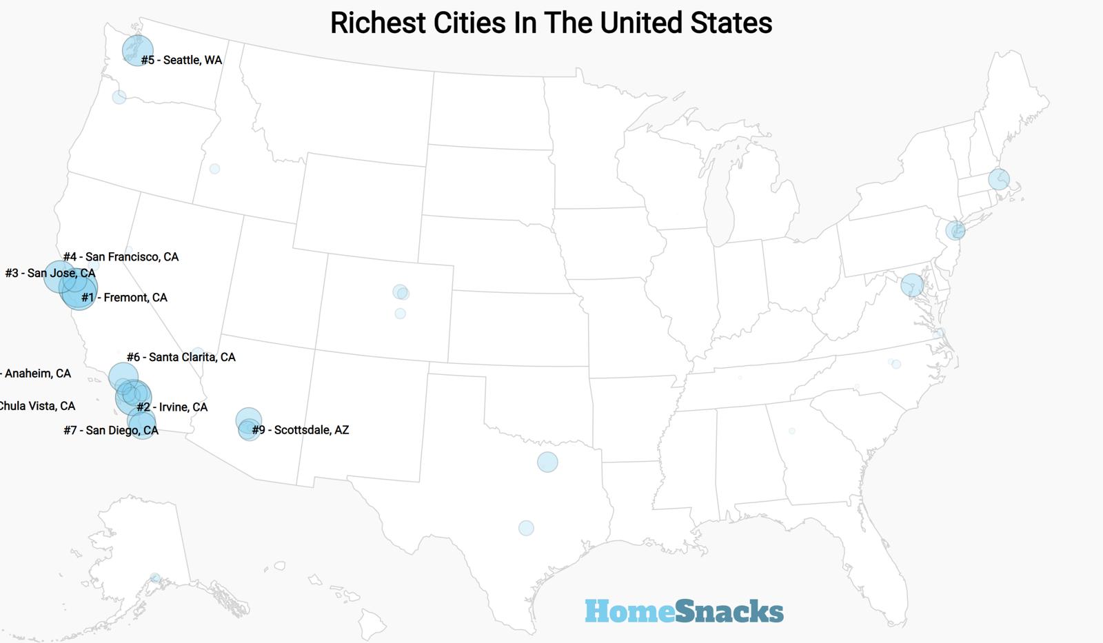 10 Richest Cities In The United States [2024] HomeSnacks